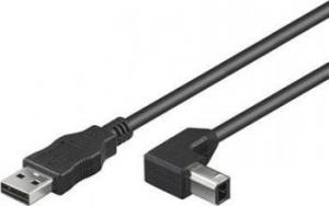 Kabel USB Techly USB-A - USB-B 0.5 m Czarny (ICOC-U-AB-005-ANG) 1