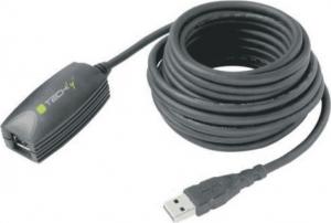 Kabel USB Techly USB-A - USB-A 5 m Czarny (ICUR3050) 1