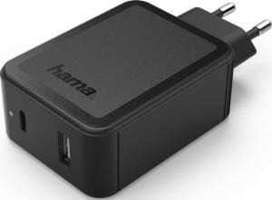 Ładowarka Hama 1x USB-A 1x USB-C 3 A (001833210000) 2