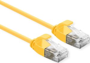 Roline ROLINE UTP PatchCord Cat6a. LSOH Slim. Yellow 1.0m 1