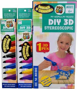 Długopis 3D Pro Kids Zestaw podstawowy świecący w ciemności (353878) 1