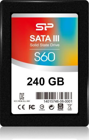 Dysk SSD Silicon Power S60 240 GB 2.5" SATA III (SP240GBSS3S60S25) 1