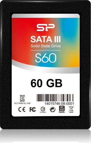 Dysk SSD Silicon Power 60 GB 2.5" SATA III (SP060GBSS3S60S25) 1