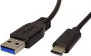 Kabel USB Neutralle USB-A - USB-C 1 m Czarny 1