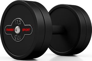 Marbo Sport Hantel MW-HSG17.5-k2 gumowany 1 x 17.5 kg 2
