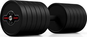 Marbo Sport Hantel MW-HSG47.5-k2 gumowany 1 x 47.5 kg 2