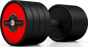 Marbo Sport Hantel MW-HSG32.5-k5 gumowany 1 x 32.5 kg 2