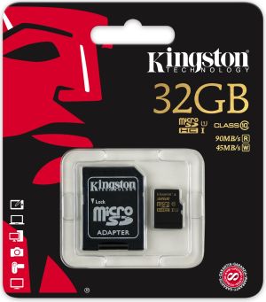 Karta Kingston MicroSDHC 32 GB Class 10  (SDCA10/32GB) 1