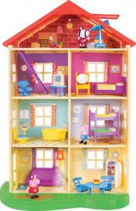 Figurka Tm Toys Świnka Peppa - Dom rodzinny z dźwiękiem i światełkami 1