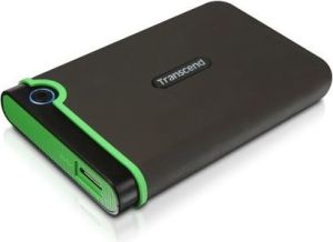 Dysk zewnętrzny HDD Transcend 2TB Czarno-zielony (TS2TSJ25M3) 1