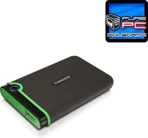 Dysk zewnętrzny HDD Transcend HDD 2 TB Czarno-zielony (TS2TSJ25M3) 1