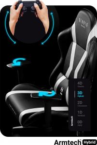 Fotel Diablo Chairs X-Horn 2.0 czarno-biały 14