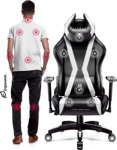 Fotel Diablo Chairs X-Horn 2.0 czarno-biały 6