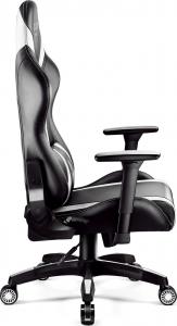 Fotel Diablo Chairs X-Horn King Size Czarno-Biały 4