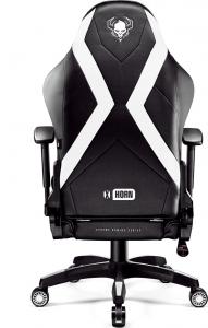 Fotel Diablo Chairs X-Horn King Size Czarno-Biały 5