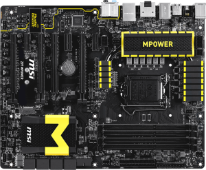 Płyta główna MSI Z97 MPOWER s1150 Z97 4DDR3 USB3/GLAN ATX - Z97 MPOWER 2