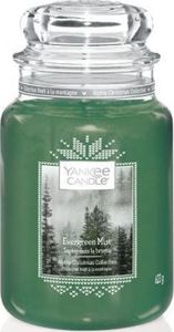 Yankee Candle Świeca Zapachowa Evergreen Mist Słoik Duży 623g 1