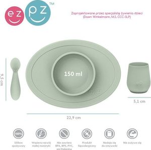 Ezpz Zestaw First Foods Set pastelowa zieleń 2
