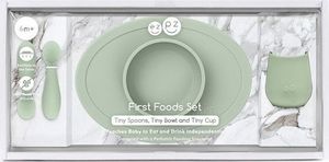 Ezpz Zestaw First Foods Set pastelowa zieleń 8