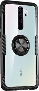 Alogy Etui Alogy Ring Holder Clear Armor do Xiaomi Redmi Note 8 Pro czarne uniwersalny 4