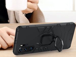 Alogy Etui na telefon Alogy Stand Ring Armor do Huawei P30 Pro czarne uniwersalny 5