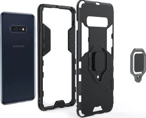 Alogy Etui na telefon Alogy Stand Ring Armor do Samsung Galaxy S10e czarne uniwersalny 6