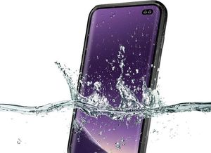 Alogy Etui Samsung Galaxy S10 Plus Waterproof IP68 czarno-szare uniwersalny 5
