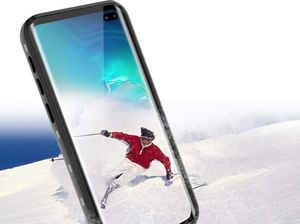 Alogy Etui Samsung Galaxy S10 Plus Waterproof IP68 czarno-szare uniwersalny 10