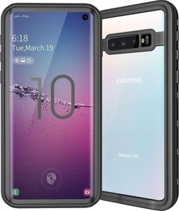 Alogy Etui Alogy do telefonu Samsung Galaxy S10 Waterproof IP68 czarno-szare uniwersalny 1