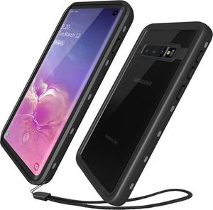 Alogy Etui Alogy do telefonu Samsung Galaxy S10 Waterproof IP68 czarno-szare uniwersalny 2