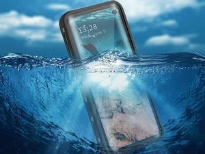 Alogy Etui Alogy do telefonu Samsung Galaxy S10 Waterproof IP68 czarno-szare uniwersalny 4