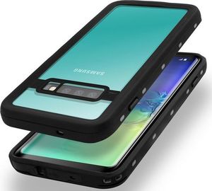 Alogy Etui Alogy do telefonu Samsung Galaxy S10 Waterproof IP68 czarno-szare uniwersalny 5
