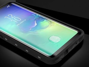 Alogy Etui Alogy do telefonu Samsung Galaxy S10 Waterproof IP68 czarno-szare uniwersalny 6