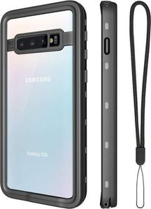 Alogy Etui Alogy do telefonu Samsung Galaxy S10 Waterproof IP68 czarno-szare uniwersalny 8