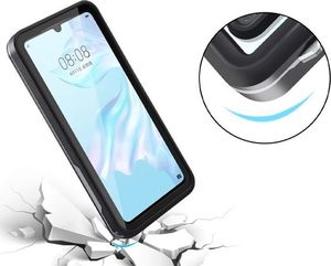 Alogy Etui Alogy do telefonu Huawei P30 Armor Waterproof IP68 czarno-szare uniwersalny 9