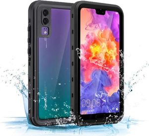 Alogy Etui Alogy do telefonu Huawei P20 Armor Waterproof IP68 czarne uniwersalny 5