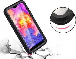 Alogy Etui Alogy do telefonu Huawei P20 Armor Waterproof IP68 czarne uniwersalny 8