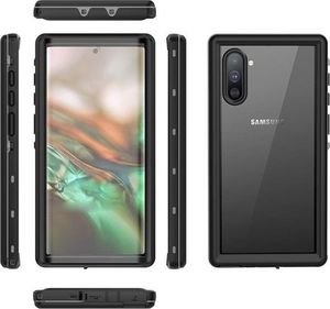 Alogy Etui Alogy do telefonu Samsung Galaxy Note 10 Waterproof IP68 czarno-szare uniwersalny 4