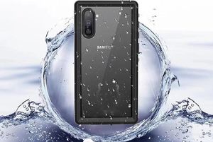 Alogy Etui Alogy do telefonu Samsung Galaxy Note 10 Waterproof IP68 czarno-szare uniwersalny 10