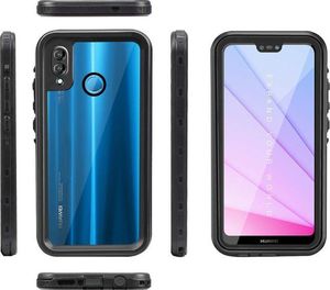 Alogy Etui Alogy do telefonu Huawei P20 Lite Armor Waterproof IP68 czarne uniwersalny 2