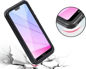 Alogy Etui Alogy do telefonu Huawei P20 Lite Armor Waterproof IP68 czarne uniwersalny 8