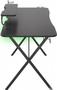 Biurko Genesis Holm 300 RGB Czarne 120 cmx60 cm 3