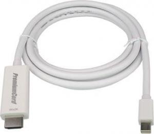 Kabel PremiumCord DisplayPort Mini - HDMI 3m biały (kportadmk04-03) 1