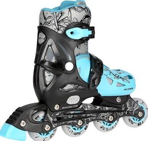 Rolki Nils Extreme NH0320 4w1 z wymienną płozą regulowane niebieskie r. 31-34 12
