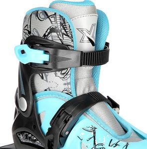 Rolki Nils Extreme NH0320 4w1 z wymienną płozą regulowane niebieskie r. 31-34 10