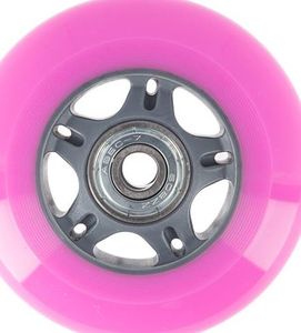 Nils Extreme PU 76x24 82A (4szt.) RÓŻOWE + ABEC-7 (8szt.) ZESTAW NILS EXTREME 3