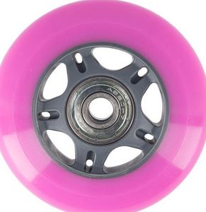 Nils Extreme PU 72x24 82A (4szt.) RÓŻOWE + ABEC-7 (8szt.) ZESTAW NILS EXTREME 3