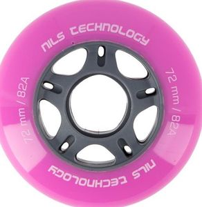 Nils Extreme PU 72x24 82A RÓŻOWE KÓŁKA (4 szt.) NILS EXTREME 2