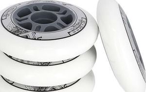 Nils Extreme PU 90x24 82A BIAŁE KÓŁKA (4 szt.) NILS EXTREME 2