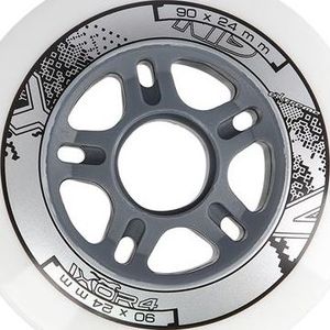 Nils Extreme PU 90x24 82A BIAŁE KÓŁKA (4 szt.) NILS EXTREME 3
